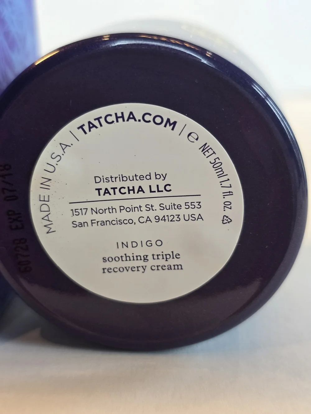 TATCHA INDIGO Soothing Triple Recovery CREAM 1.7 oz